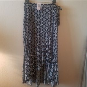Torrid Mixed Print Challis Maxi Skirt
